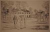 CHILDE HASSAM Bowling on the Green.
